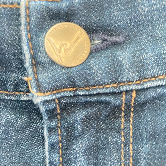 Blue jeans distressed Citizen of Humanity soft stretchy jeans Jr bootcut 32/31 - Picture 7 of 9